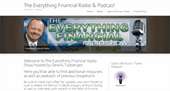 Desktop Screenshot of everythingfinancialradio.com