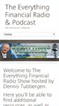 Mobile Screenshot of everythingfinancialradio.com